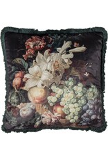 C&E Miscellaneous - Decorative cushion Still Life Flowers and Fruit 45x45 cm