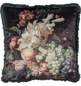 C&E Decorative cushion Still Life Flowers and Fruit 45x45 cm