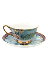 C&E Giftware & Lifestyle - Kop & Schotel met Toekan en Bloemen - porselein