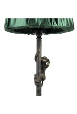 Clayre & Eef Miscellaneous - Tafellamp / Bureaulamp Aap met Groene Kap 55cm