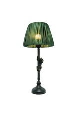 Clayre & Eef Miscellaneous - Tafellamp / Bureaulamp Aap met Groene Kap 55cm