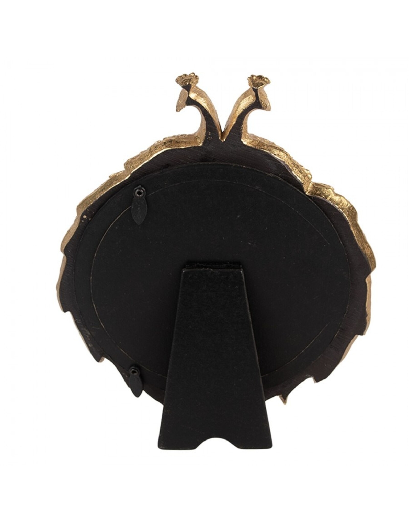 C&E Miscellaneous - Fotolijst Gouden Pauwen Rond 17 x 21cm