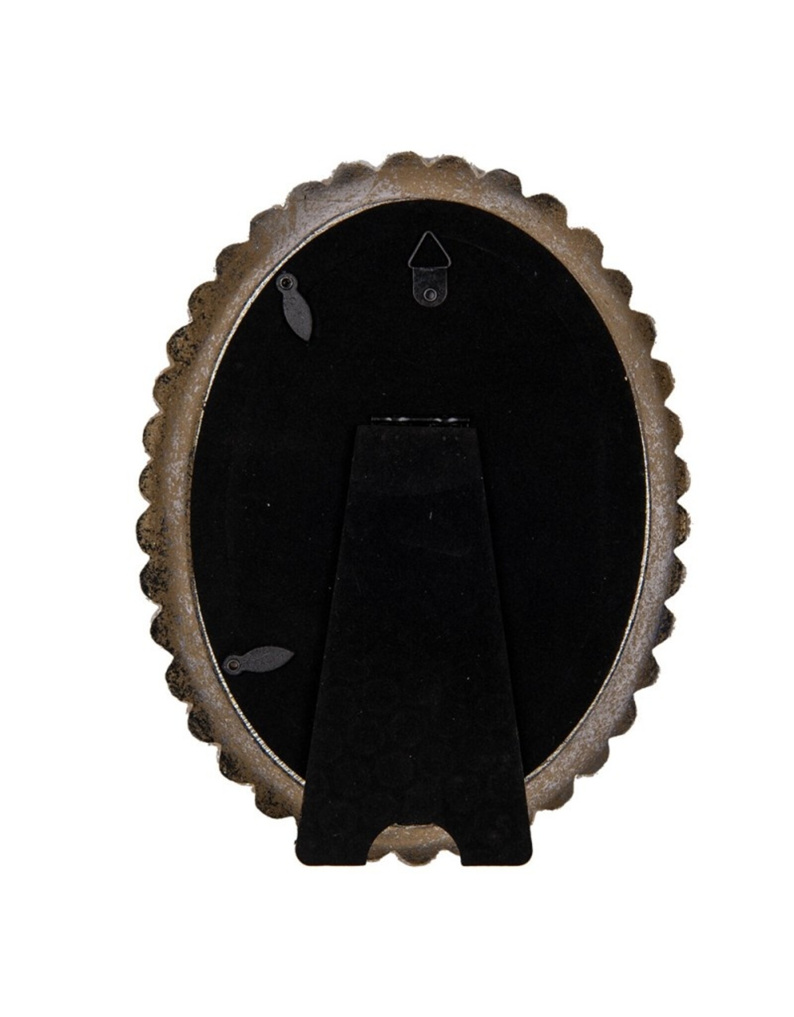 Trukado Miscellaneous - Ovale Fotolijst met Parels en Rozen