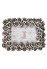 C&E Miscellaneous - Photo frame Daisies silver-coloured, 17 x 21 cm