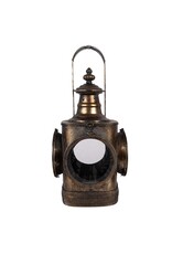 Clayre & Eef Miscellaneous - Locomotive Lantern Industrial Style 48cm