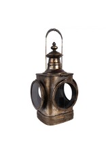 Clayre & Eef Miscellaneous - Locomotief Lantaarn Industriële stijl 48cm