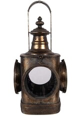 Clayre & Eef Miscellaneous - Locomotive Lantern Industrial Style 48cm