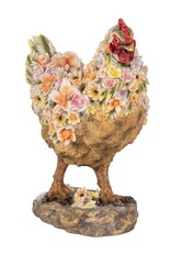 Clayre & Eef Giftware & Lifestyle - Kip met Bloemenmotief beeld