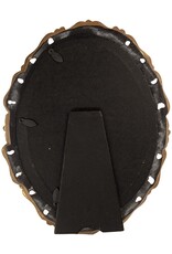 Clayre & Eef Miscellaneous - Ovale Fotolijst Barok goudkleurig