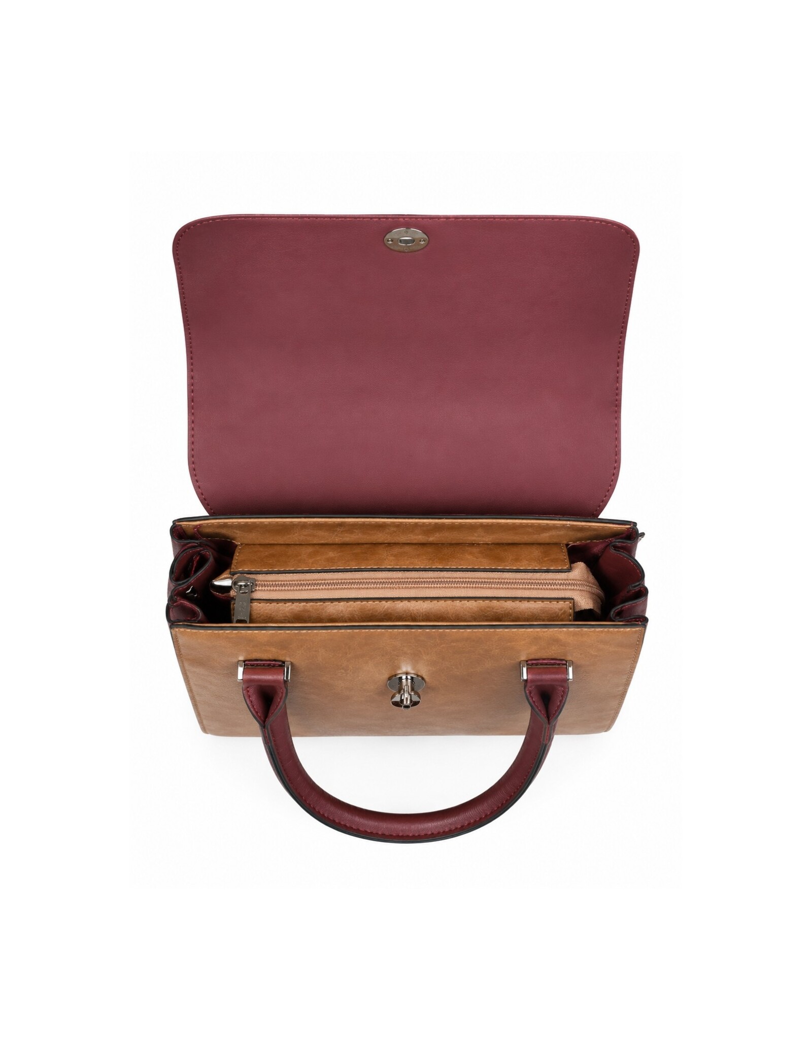 Tom & Eva Fashion bags - Tom & Eva Handbag Vintage Design leather look