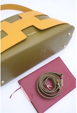 Tom & Eva Modieus - Tom & Eva Design Handtas Olijfgroen-Geel