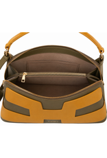 Tom & Eva Modieus - Tom & Eva Design Handtas Olijfgroen-Geel