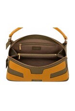 Tom & Eva Modieus - Tom & Eva Design Handtas Olijfgroen-Geel