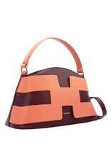 Tom & Eva Modieus - Tom & Eva Design Handtas Burgundy/Pink