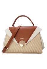 Tom & Eva Modieus - Tom & Eva Vintage Handtas Apricot/Brown