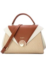 Tom & Eva Modieus - Tom & Eva Vintage Handtas Apricot/Brown