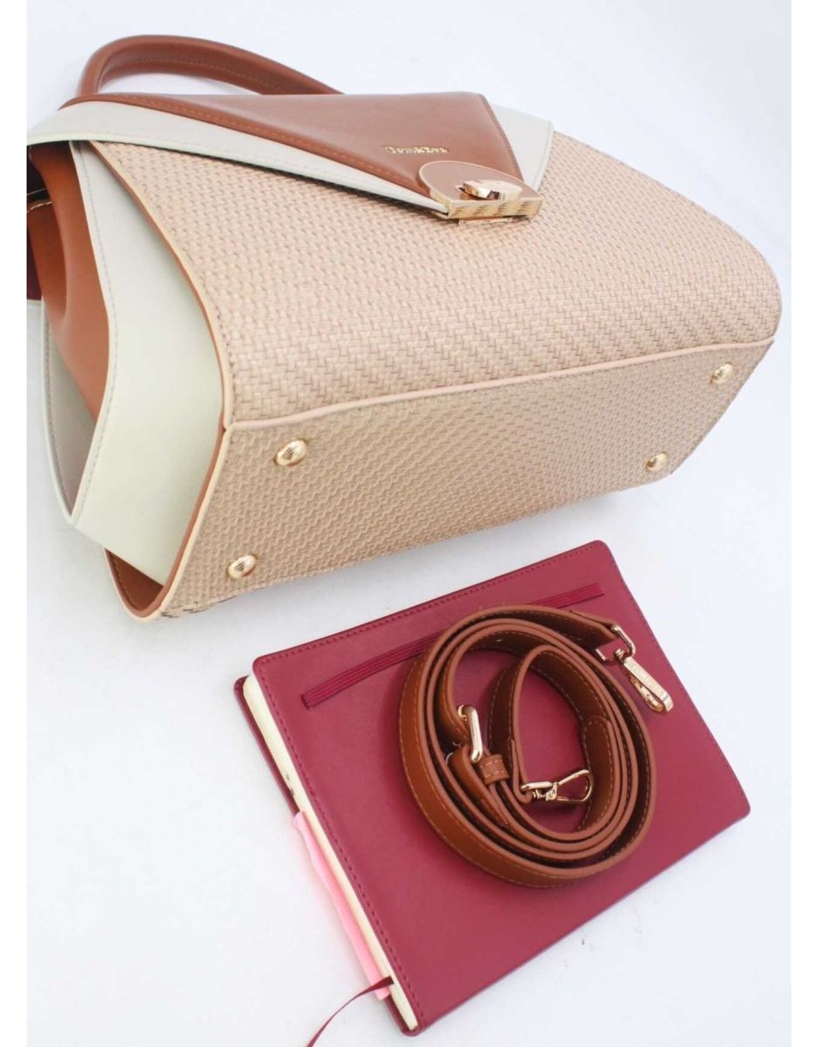 Tom & Eva Fashion bags - Vintage Handbag Apricot/Brown