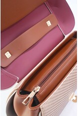 Tom & Eva Modieus - Tom & Eva Vintage Handtas Apricot/Brown
