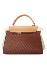Tom & Eva Modieus - Tom & Eva Vintage Handtas Coffee/Apricot