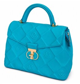 Tom & Eva Tom & Eva Handtas met Draaisluiting Turquoise