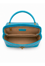 Tom & Eva Modieus - Tom & Eva Handtas met Draaisluiting Turquoise