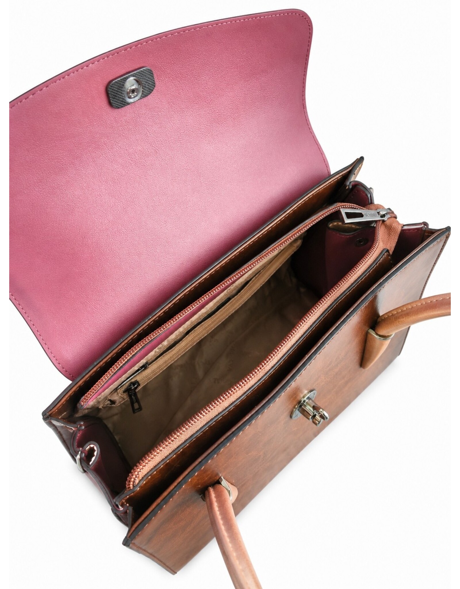 Tom & Eva Modieus - Tom & Eva Handtas Vintage Design met leerlook - Copy