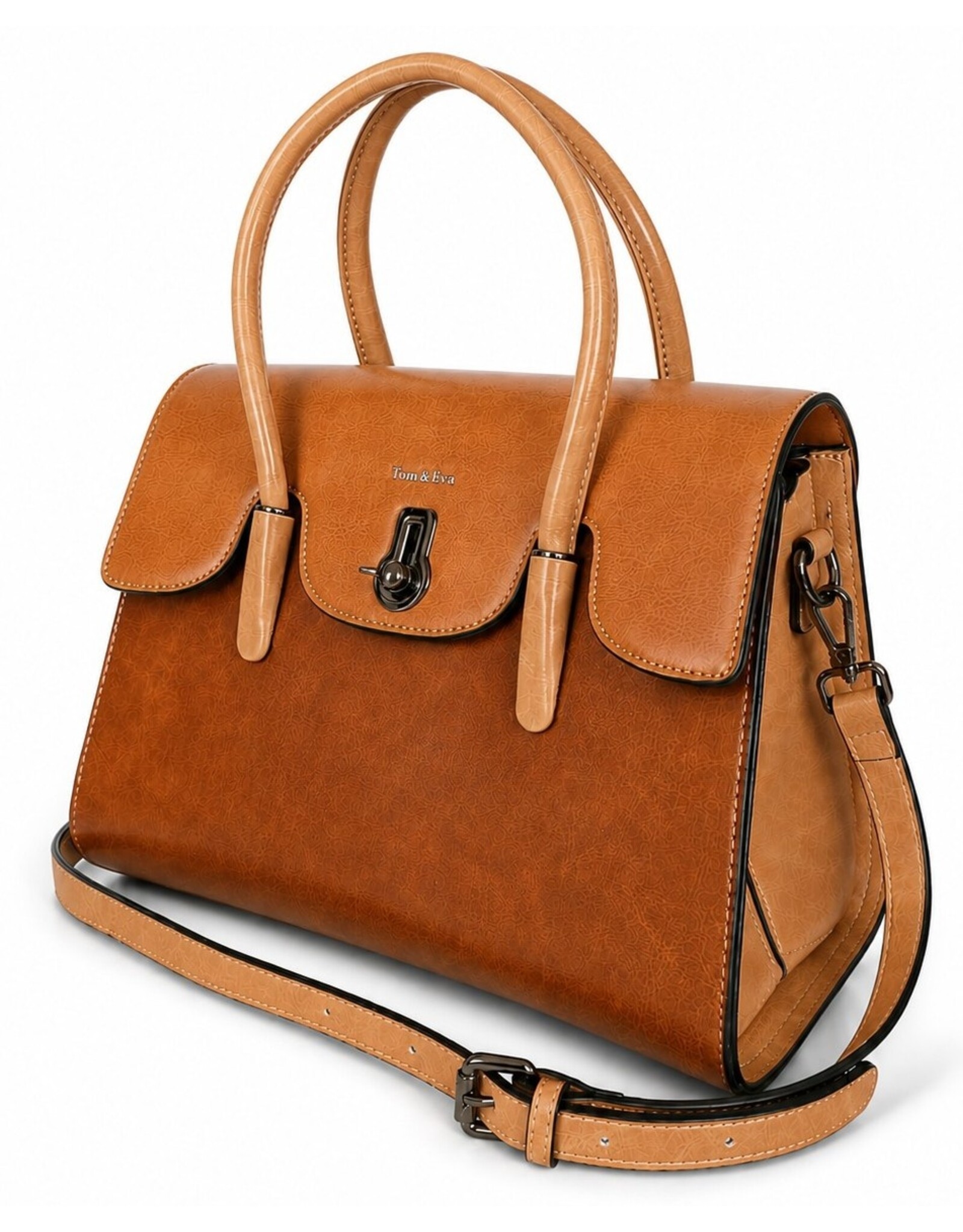 Tom & Eva Modieus - Tom & Eva Handtas Vintage Design met leerlook - Copy