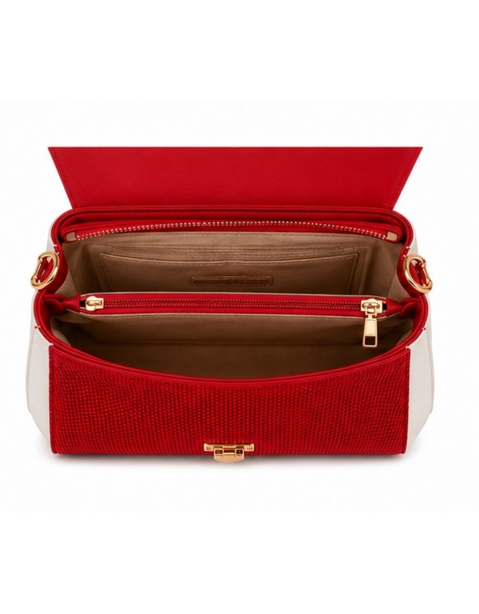 Tom & Eva Modieus - Tom & Eva Vintage Handtas Red/Wine
