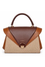 Tom & Eva Modieus - Tom & Eva Vintage Handtas Khaki/Coffee