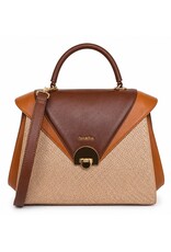 Tom & Eva Modieus - Tom & Eva Vintage Handtas Khaki/Coffee
