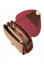 Tom & Eva Modieus - Tom & Eva Vintage Handtas Khaki/Coffee