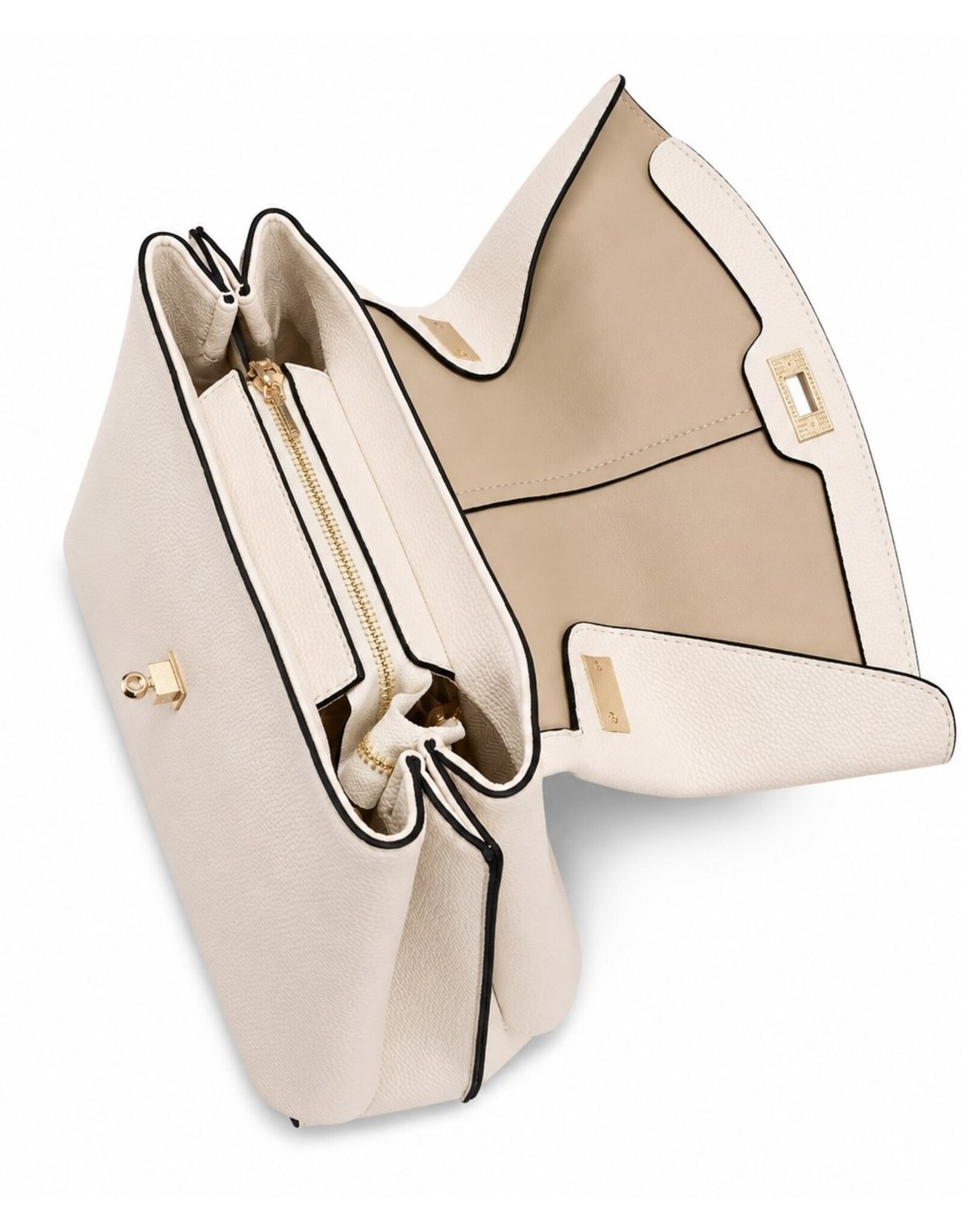 Tom & Eva Fashion bags - Tom & Eva Fashionable Handbag Beige