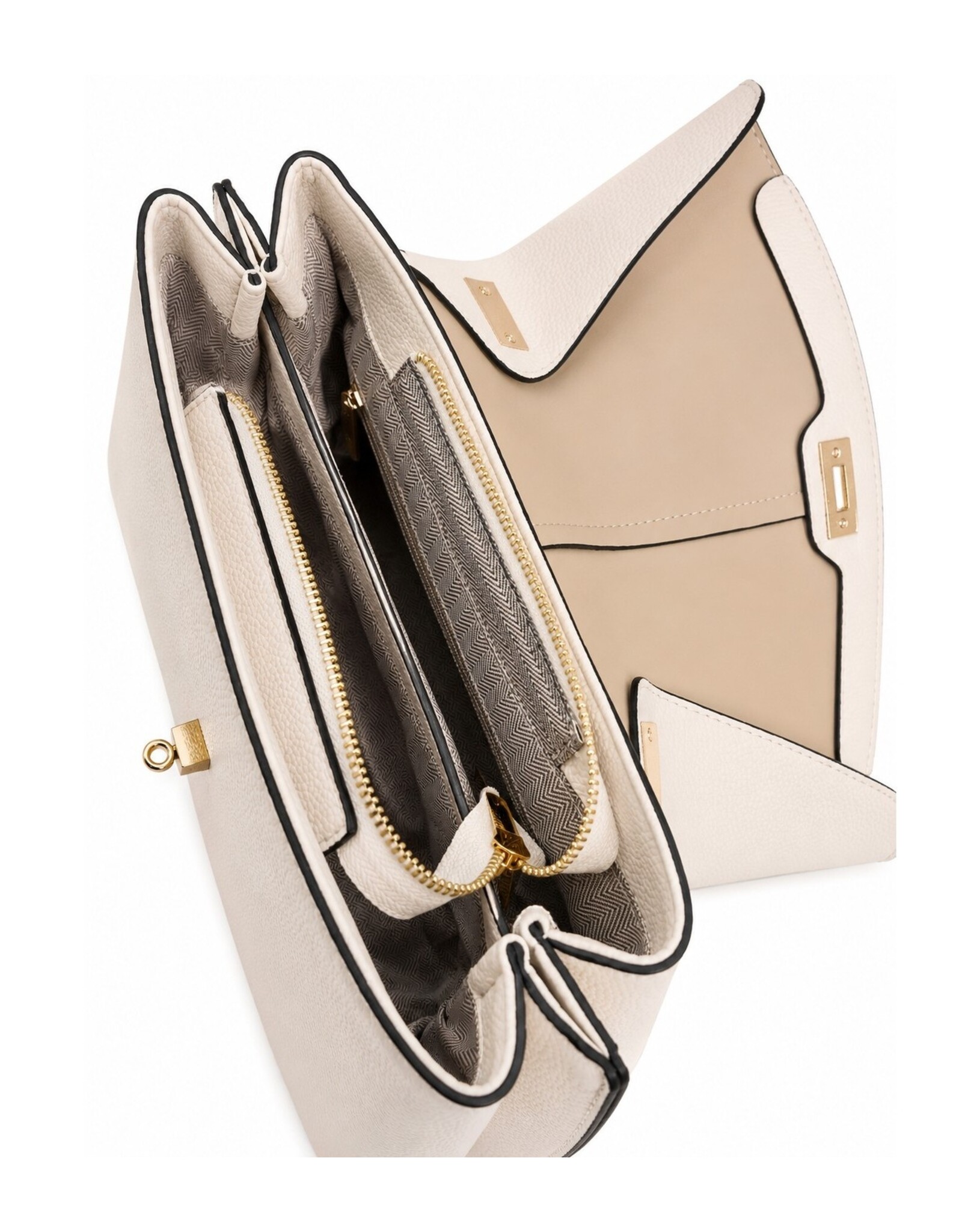 Tom & Eva Modieus - Tom & Eva Modieuze Handtas Beige