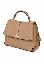 Tom & Eva Fashion bags - Tom & Eva Fashionable Handbag Taupe