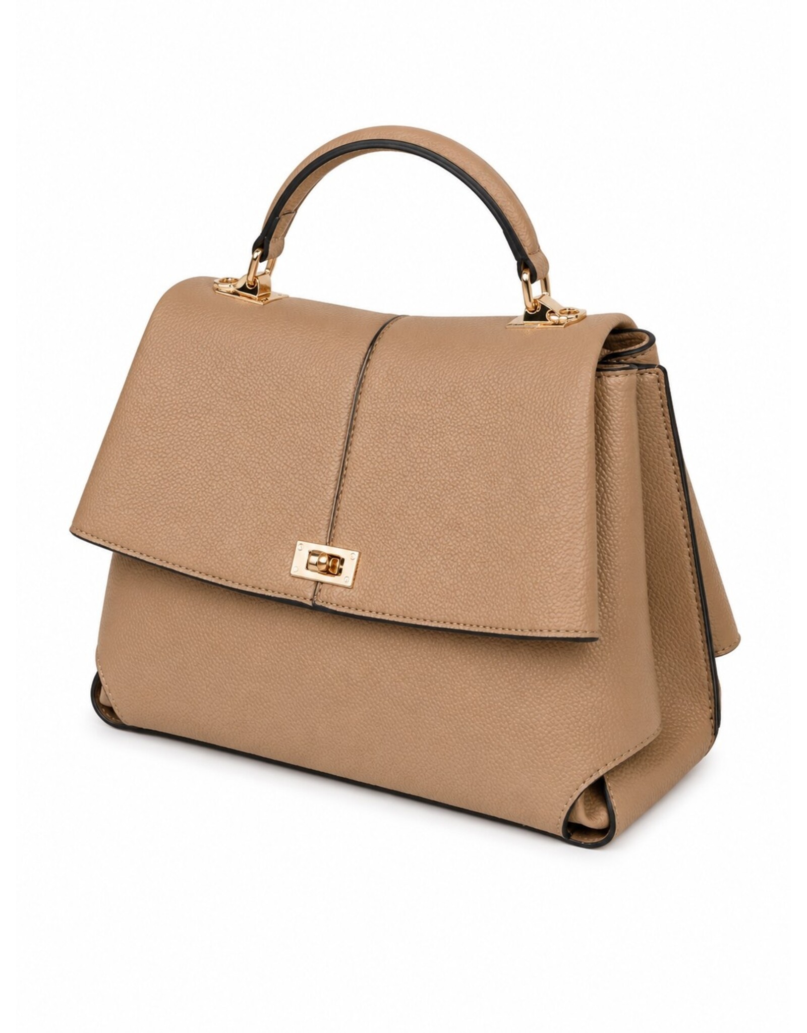 Tom & Eva Fashion bags - Tom & Eva Fashionable Handbag Taupe