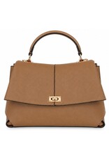 Tom & Eva Modieus - Tom & Eva Modieuze Handtas Taupe