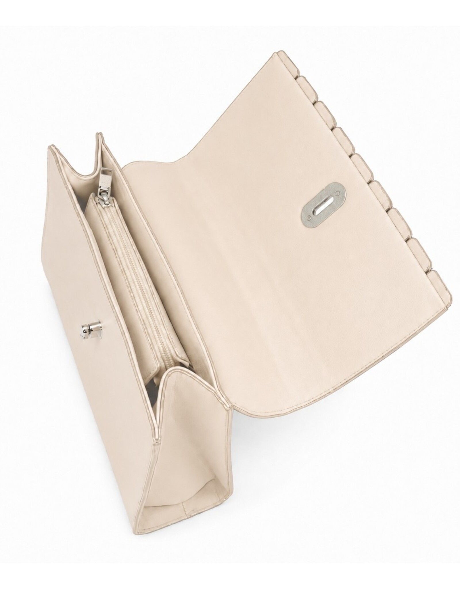 Marina C. Modieuze handtassen en Schoudertassen - Beige Handtas van Marina C.