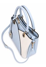 Galantry Retro bags Vintage bags - Practical and Stylish Handbag L.Blue/White Gallantry