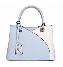 Galantry Practical and Stylish Handbag L.Blue/White Gallantry