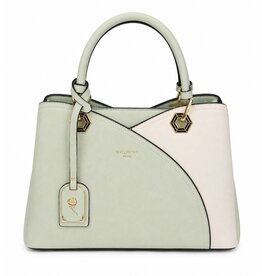 Banned Practical and Stylish Handbag L. Green/White Gallantry
