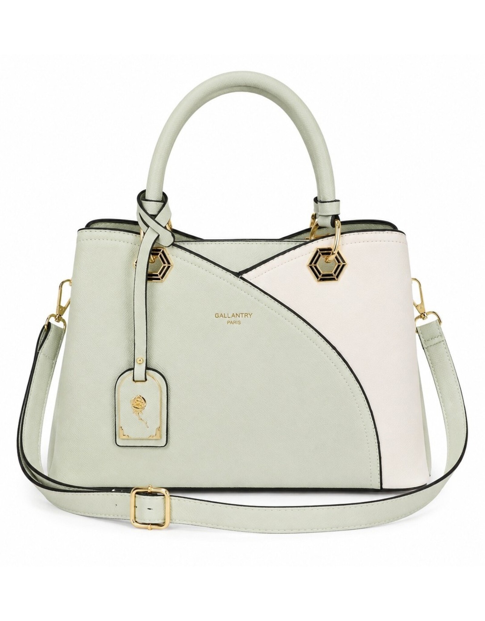 Banned Fashion bags - Practical and Stylish Handbag L. Green/White Gallantry