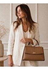 Tom & Eva Modieus - Tom & Eva Modieuze Handtas Taupe