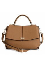 Tom & Eva Modieus - Tom & Eva Modieuze Handtas Taupe