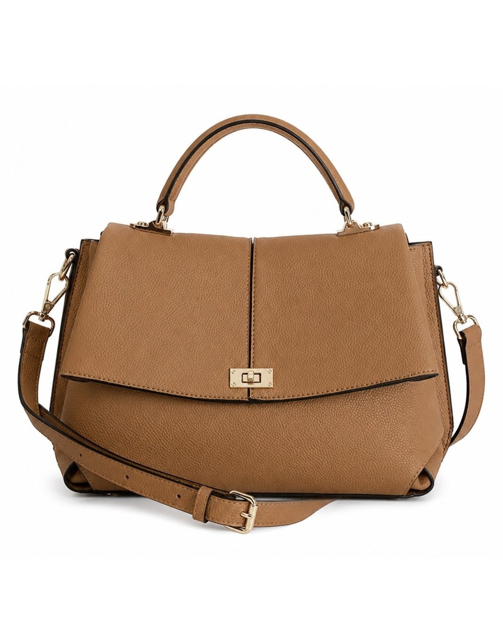 Tom & Eva Modieus - Tom & Eva Modieuze Handtas Taupe