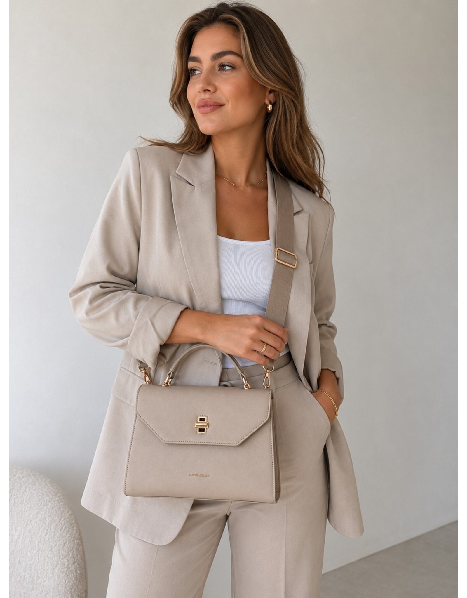 David Jones Modieus - David Jones Handtas Tan