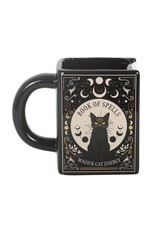 SWD Giftware & Lifestyle - Black Cat Magick Mug in the Shape of a Book