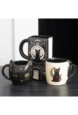 SWD Giftware & Lifestyle - Black Cat Magick Mug in the Shape of a Book