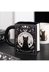 SWD Giftware & Lifestyle - Black Cat Magick Mok in de Vorm van een Boek