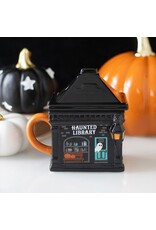 SWD Giftware & Lifestyle - Mok met Deksel “Haunted Library”