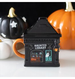 SWD “Haunted Library” Mug with Lid